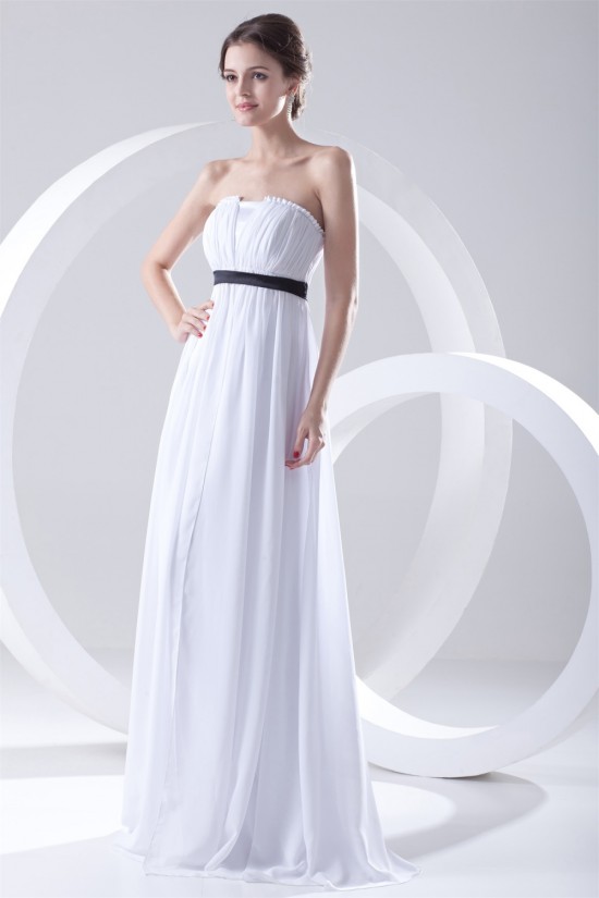 Empire Strapless Chiffon Long White Bridesmaid Dresses Maternity Bridesmaid Dresses 02010198 Empire Strapless Chiffon Long White Bridesmaid Dresses Maternity Bridesmaid Dresses 02010198