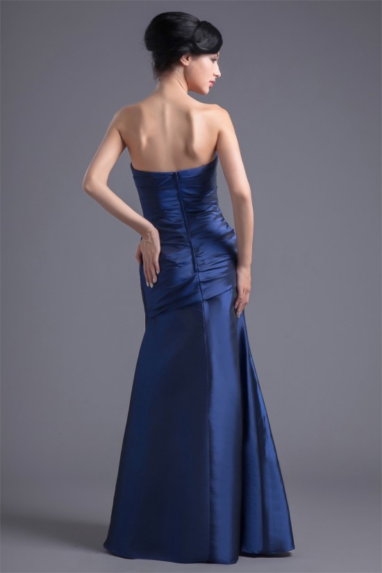 Sleeveless Strapless Taffeta Floor-Length Long Bridesmaid Dresses 02010199 Sleeveless Strapless Taffeta Floor-Length Long Bridesmaid Dresses 02010199