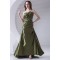 Sleeveless Sweetheart A-Line Taffeta Bows Long Bridesmaid Dresses 02010200