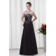 Sleeveless V-Neck Trimmed A-Line Satin Floor-Length Bridesmaid Dresses 02010202 Sleeveless V-Neck Trimmed A-Line Satin Floor-Length Bridesmaid Dresses 02010202