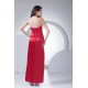 Sleeveless Sheath/Column Ankle-Length Satin Red Bridesmaid Dresses 02010227 Sleeveless Sheath/Column Ankle-Length Satin Red Bridesmaid Dresses 02010227