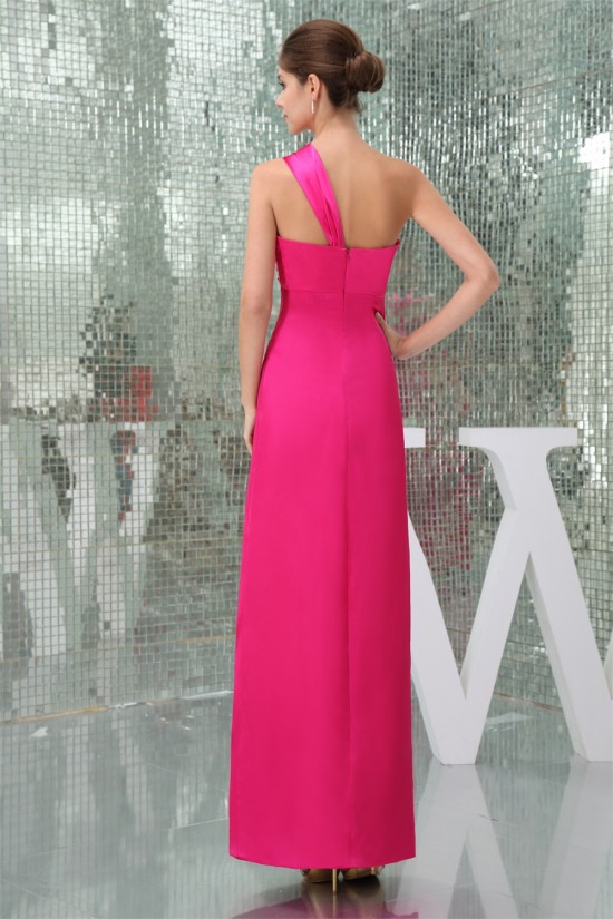 Sleeveless Sheath/Column Draped One-Shoulder Bridesmaid Dresses 02010228 Sleeveless Sheath/Column Draped One-Shoulder Bridesmaid Dresses 02010228