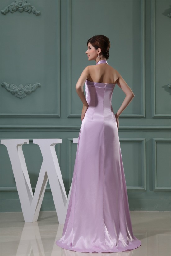 Empire Halter Beaded Silk like Satin Beading Long Bridesmaid Maternity Dresses 02010230 Empire Halter Beaded Silk like Satin Beading Long Bridesmaid Maternity Dresses 02010230