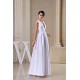 U neck Taffeta Sleeveless Ankle-Length A-Line Long Bridesmaid Dresses 02010246