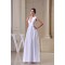 U neck Taffeta Sleeveless Ankle-Length A-Line Long Bridesmaid Dresses 02010246