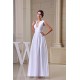 U neck Taffeta Sleeveless Ankle-Length A-Line Long Bridesmaid Dresses 02010246