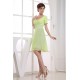 Knee-Length A-Line Sequins Short Chiffon Bridesmaid Dresses 02010302