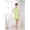 Knee-Length A-Line Sequins Short Chiffon Bridesmaid Dresses 02010302