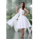 Knee-Length Chiffon A-Line Short White Bridesmaid Dresses 02010303 Knee-Length Chiffon A-Line Short White Bridesmaid Dresses 02010303