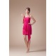 Ruffles Sheath/Column Spaghetti Strap Short/Mini Sleeveless Bridesmaid Dresses 02010326 Ruffles Sheath/Column Spaghetti Strap Short/Mini Sleeveless Bridesmaid Dresses 02010326