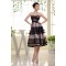 Satin Fine Netting A-Line Sleeveless Sweetheart Bridesmaid Dresses 02010329