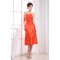 Satin Spaghetti Straps Sleeveless A-Line Bridesmaid Dresses 02010333