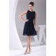 Sheath/Column Beading Short/Mini Sleeveless Bridesmaid Dresses 02010337
