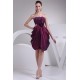 Short/Mini Taffeta Strapless Sleeveless Short Bridesmaid Dresses 02010388