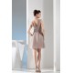 A-Line Criss Cross Sweetheart Sleeveless Short Chiffon Bridesmaid Dresses 02010396