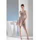 A-Line Criss Cross Sweetheart Sleeveless Short Chiffon Bridesmaid Dresses 02010396