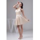 Beautiful Knee-Length Halter Silk like Satin Pleats Bridesmaid Dresses 02010403 Beautiful Knee-Length Halter Silk like Satin Pleats Bridesmaid Dresses 02010403