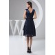 Chiffon Knee-Length Sleeveless V-Neck A-Line Bridesmaid Dresses 02010405 Chiffon Knee-Length Sleeveless V-Neck A-Line Bridesmaid Dresses 02010405