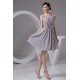 Knee-Length Spaghetti Straps Chiffon Short Bridesmaid Dresses 02010418