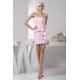 Silk like Satin Sleeveless Short/Mini Sheath/Column Pink Bridesmaid Dresses 02010432 Silk like Satin Sleeveless Short/Mini Sheath/Column Pink Bridesmaid Dresses 02010432