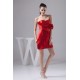 Sweetheart Short/Mini Red Bridesmaid Dresses 02010445