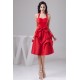 Taffeta Bows Halter A-Line Knee-Length Short Red Bridesmaid Dresses 02010446 Taffeta Bows Halter A-Line Knee-Length Short Red Bridesmaid Dresses 02010446