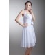 A-Line Knee-Length Chiffon Halter Short White Bridesmaid Dresses 02010453 A-Line Knee-Length Chiffon Halter Short White Bridesmaid Dresses 02010453