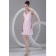A-Line Ruffles Short/Mini Sleeveless V-Neck Best Short Pink Bridesmaid Dresses 02010456 A-Line Ruffles Short/Mini Sleeveless V-Neck Best Short Pink Bridesmaid Dresses 02010456