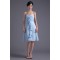 Chiffon Criss Cross Knee-Length Short Bridesmaid Dresses 02010477