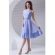 A-Line Chiffon Elastic Knee-Length Short Bridesmaid Dresses 02010478