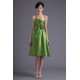 A-Line Handmade Flowers Sweetheart Knee-Length Short Bridesmaid Dresses 02010486