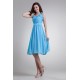 Knee-Length Chiffon Short Blue Chiffon Bridesmaid Dresses 02010490 Knee-Length Chiffon Short Blue Chiffon Bridesmaid Dresses 02010490