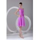 A-Line One-Shoulder Bows Knee-Length Short Bridesmaid Dresses 02010499