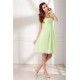 Empire One-Shoulder Ruffles Sleeveless Knee-Length Short Bridesmaid Dresses Maternity Bridesmaid Dresses 02010500