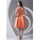 A-Line Knee-Length One-Shoulder Sleeveless Satin Short Bridesmaid Dresses 02010510 A-Line Knee-Length One-Shoulder Sleeveless Satin Short Bridesmaid Dresses 02010510