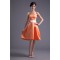 A-Line Satin Knee-Length Soft Sleeveless Short Bridesmaid Dresses 02010512