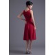 Sleeveless Knee-Length Scoop Chiffon Bridesmaid Dresses 02010528