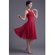 Sleeveless Knee-Length Scoop Chiffon Bridesmaid Dresses 02010528