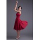 Sleeveless Knee-Length Scoop Chiffon Bridesmaid Dresses 02010528