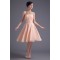 A-Line Strapless Knee-Length Beading Short Bridesmaid Dresses 02010529