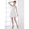 Strapless Beading A-Line Short White Bridesmaid Dresses 02010537