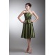 Handmade Flowers Taffeta Sleeveless Short Bridesmaid Dresses 02010544 Handmade Flowers Taffeta Sleeveless Short Bridesmaid Dresses 02010544