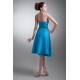 Tea Length Pleats Strapless Sleeveless A-Line Bridesmaid Dresses 02010545 Tea Length Pleats Strapless Sleeveless A-Line Bridesmaid Dresses 02010545