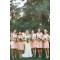 A-Line V-Neck Straps Sleeveless Short Pink Chiffon Bridesmaid Dresses 3010015