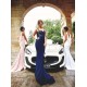 Trumpet/Mermaid Straps Sleeveless Sequins Chiffon Long Bridesmaid Dresses 3010022