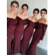 Long Sleeves Off-the-Shoulder Lace Purple Mermaid Wedding Party Dresses Bridesmaid Dresses 3010030 Long Sleeves Off-the-Shoulder Lace Purple Mermaid Wedding Party Dresses Bridesmaid Dresses 3010030