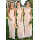 Lace Illusion Neckline Long Pink Floor-Length Chiffon Lace Wedding Party Dresses Bridesmaid Dresses 3010039 Lace Illusion Neckline Long Pink Floor-Length Chiffon Lace Wedding Party Dresses Bridesmaid Dresses 3010039