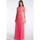 Lace Illusion Neckline Long Pink Floor-Length Chiffon Lace Wedding Party Dresses Bridesmaid Dresses 3010039 Lace Illusion Neckline Long Pink Floor-Length Chiffon Lace Wedding Party Dresses Bridesmaid Dresses 3010039