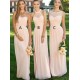 Lace Illusion Neckline Long Pink Floor-Length Chiffon Lace Wedding Party Dresses Bridesmaid Dresses 3010039 Lace Illusion Neckline Long Pink Floor-Length Chiffon Lace Wedding Party Dresses Bridesmaid Dresses 3010039