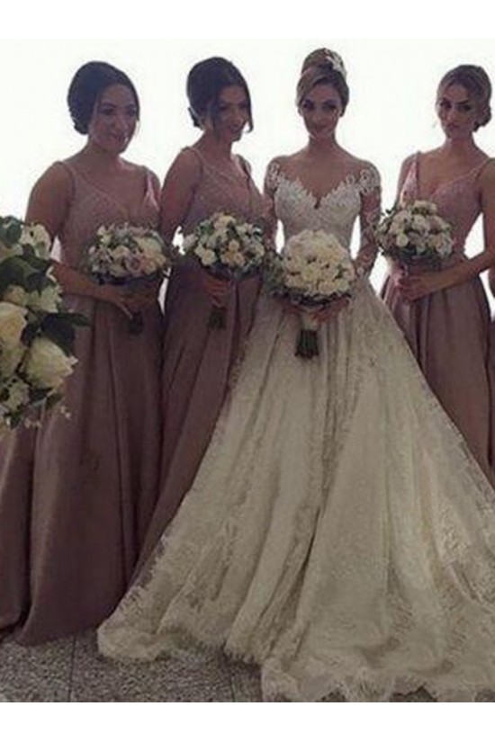 A-Line Straps Sleeveless Wedding Party Dresses Bridesmaid Dresses 3010045 A-Line Straps Sleeveless Wedding Party Dresses Bridesmaid Dresses 3010045
